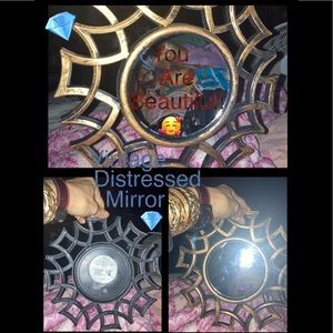 Vintage hanging mirror